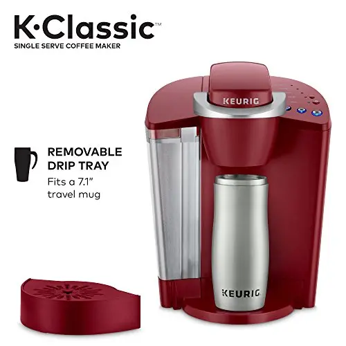 Keurig K-Classic Coffee Maker K-Cup Pod, Single Serve, Programmable, 6 to 10 oz. Brew Sizes, Black