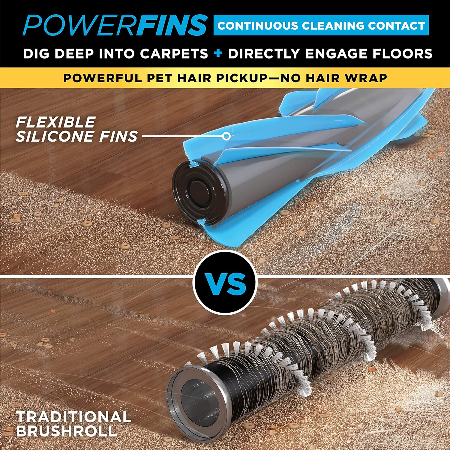 Shark AI Robot Vacuum, Smart Mapping|Scheduling|Pet Hair Pick Up|Logical Navigation, Black/Silver (RV2001), Carpet