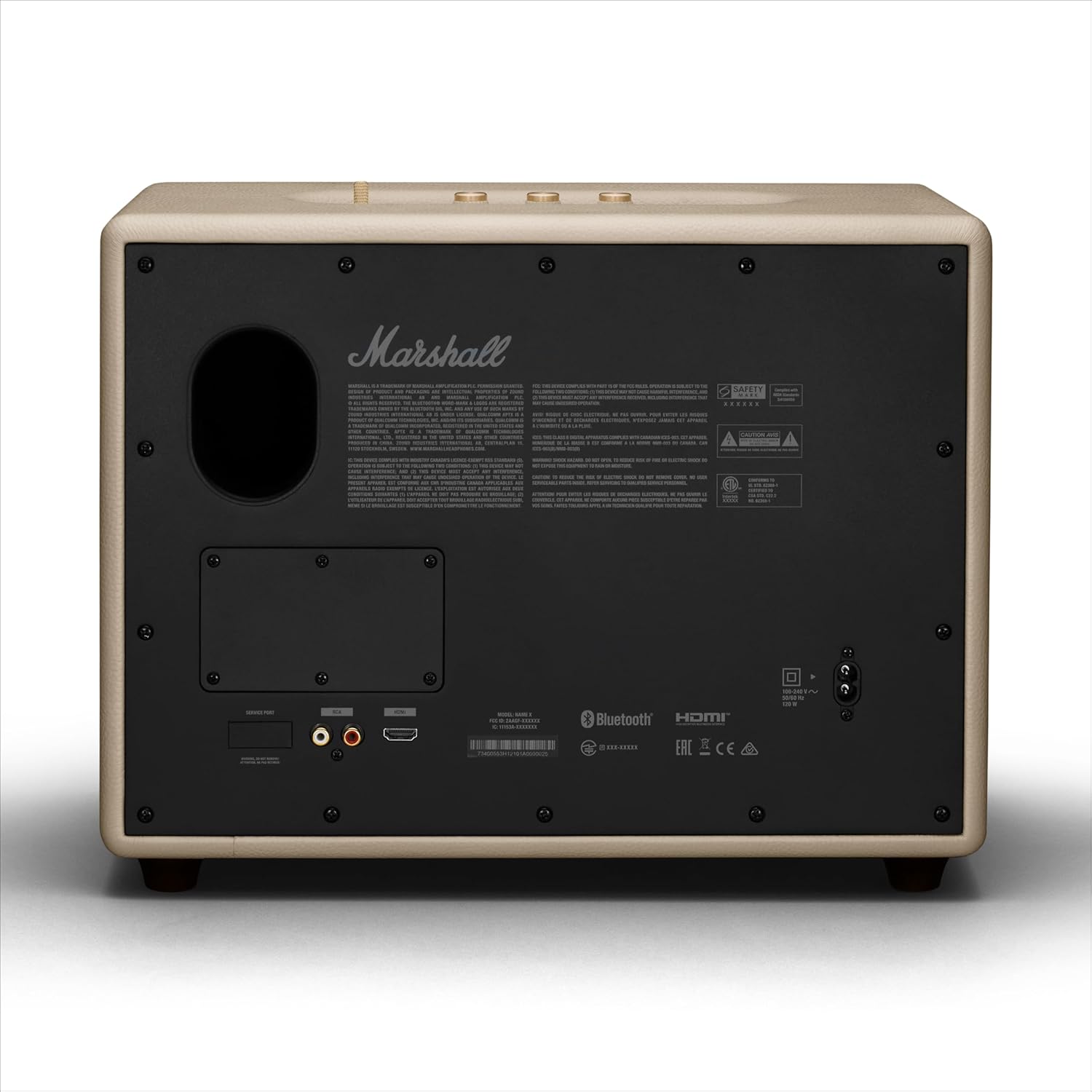 Marshall Woburn III Haut-Parleur Bluetooth, sans Fils - Creme