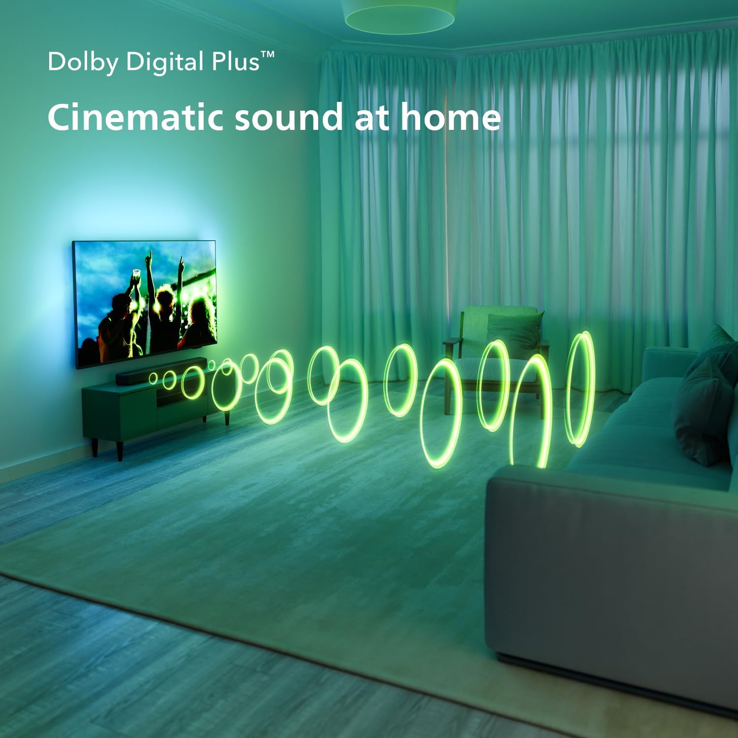 Philips 50PUS7609 Smart TV LED 4K - Écran 50 Pouces avec Plate-Forme Pixel Precise Ultra HD Titan OS et Son Dolby Atmos, Fonctionne avec Alexa et l’Assistant Vocal Google - Gris Anthracite