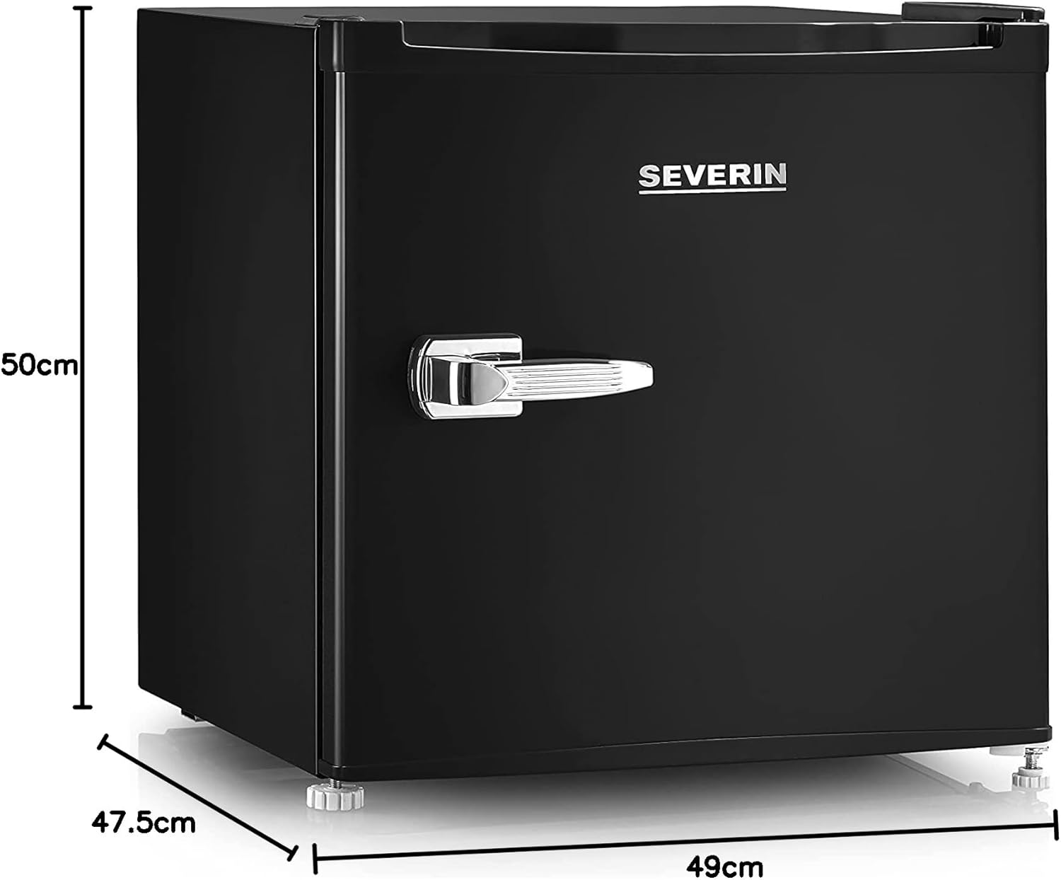 SEVERIN Combiné Table Top, Mini Bar, Mini réfrigérateur Pose libre, Réfrigérateur bar de largeur 56 cm, Volume : 120 Litres, Classe D, 110 kWh/an, 39 dB, Blanc, TKS 8846