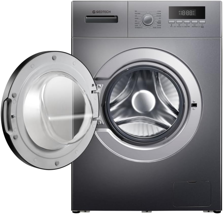 Lave-linge frontal GEDTECH GLL71200WH - 7 Kgs - 1400 tr/mn - 16 programmes - Eco - Intensif - Rapide – Très Faible conso