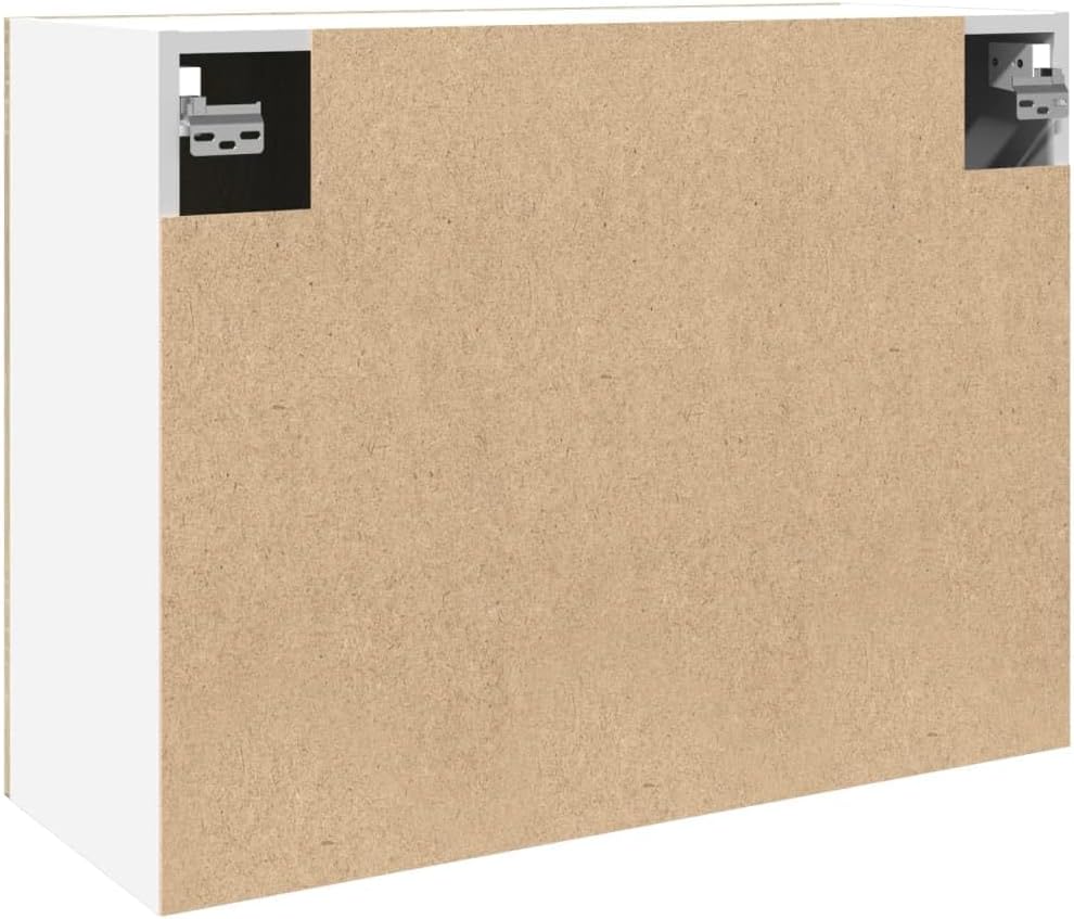 vidaXL Armoire à Micro-Ondes Placard Armoire de Rangement Meubles de Cuisine avec 4 Etagères Intérieur Maison Gris Béton 60x57x207 cm Aggloméré