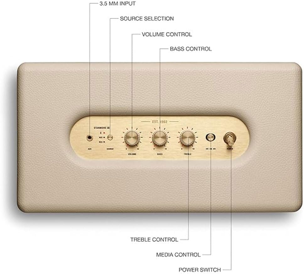 Marshall Stanmore III Haut-Parleur Bluetooth - Noir