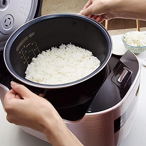 Yum Asia Bamboo Cuiseur à riz avec chauffage à induction (IH) et bol en céramique, 7 fonctions de cuisson au riz, 4 fonctions multicuiseurs, écran LED Motouch – 220-240V EU (Argent métallique)
