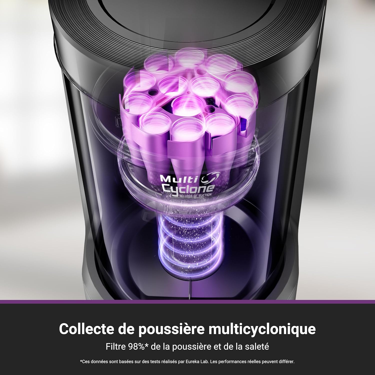 Eureka E20 Plus Aspirateur Robot de 8000 Pa avec Station de Vidange Automatique sans Sac, Robot Aspirateur Laveur Anti Enchevêtrement, Évitement d'Obstacles 3D, Autonomie de 180 Minutes, DuoDetect AI