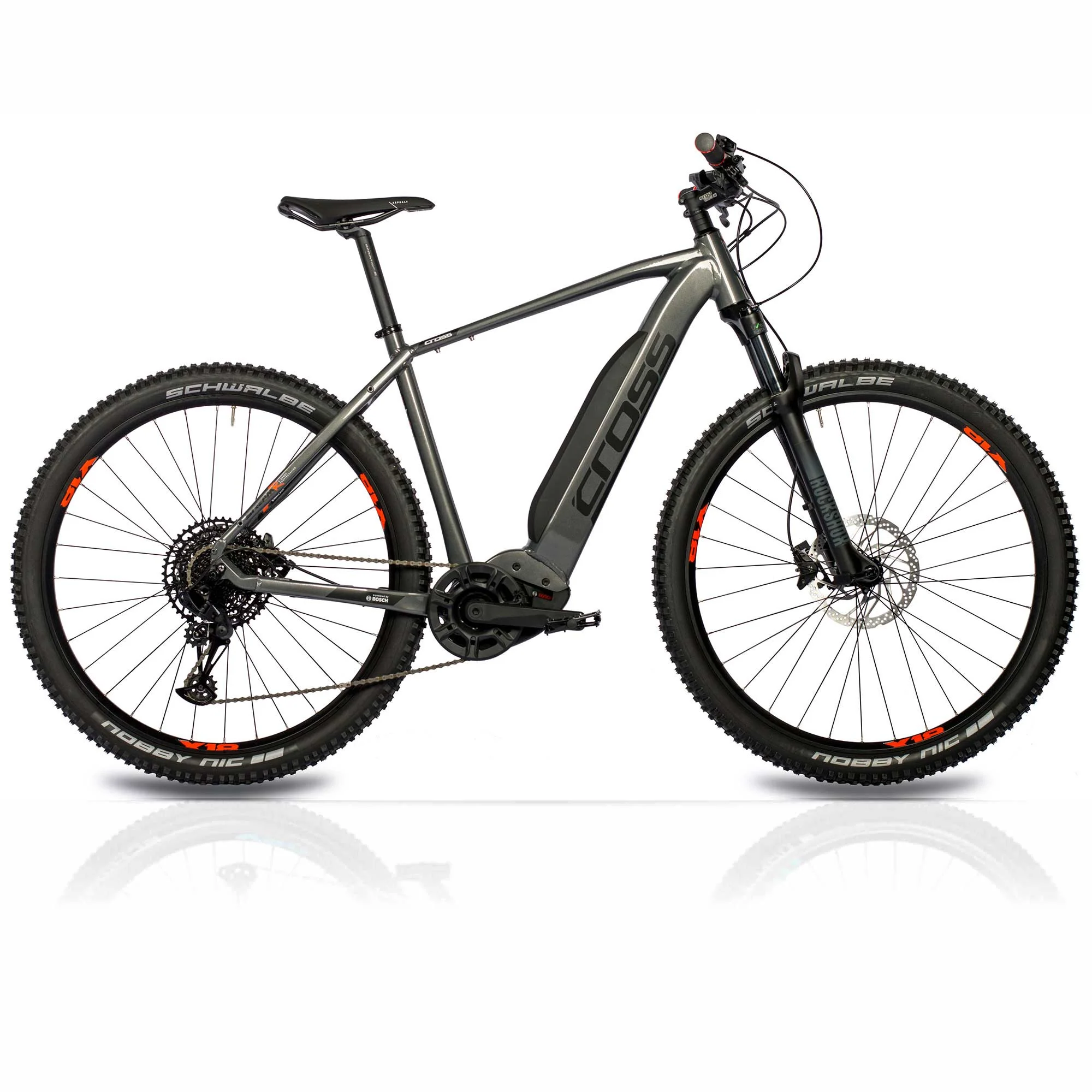 29 Zoll E-MTB Mountainbike BOSCH Performance Line CX Gen4 500 Wh STREAMER 12-GANG SRAM RD SX EAGLE