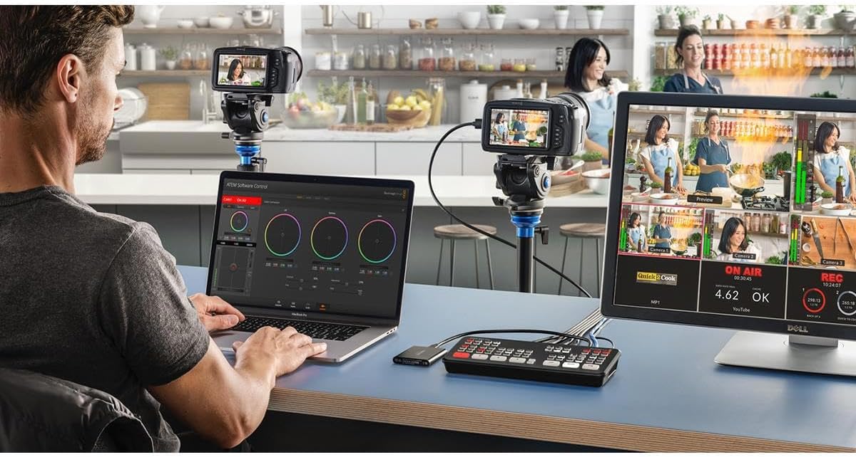 Blackmagic Design ATEM Mini Pro Mixeur vidéo Noir