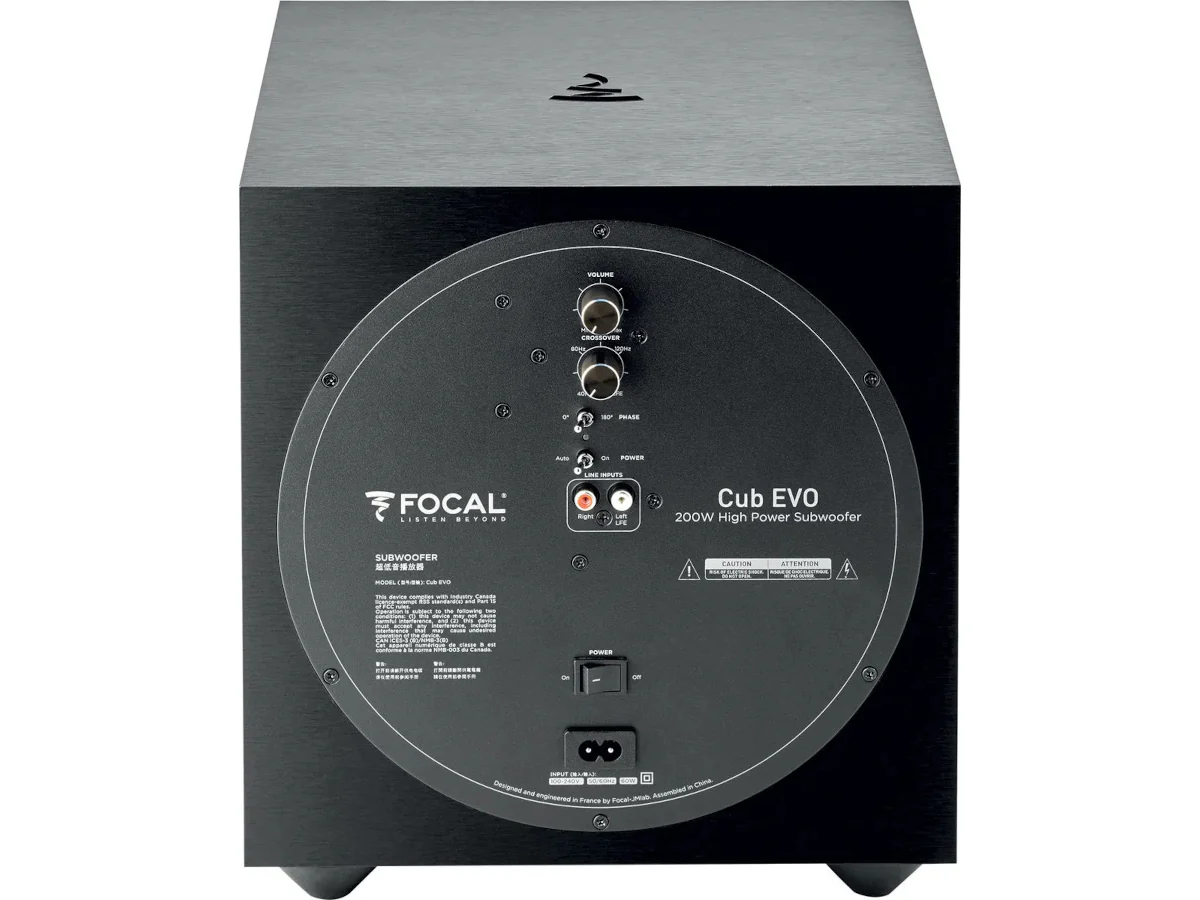 FOCAL Pack SIB EVO Dolby Atmos 5.1.2 Noir