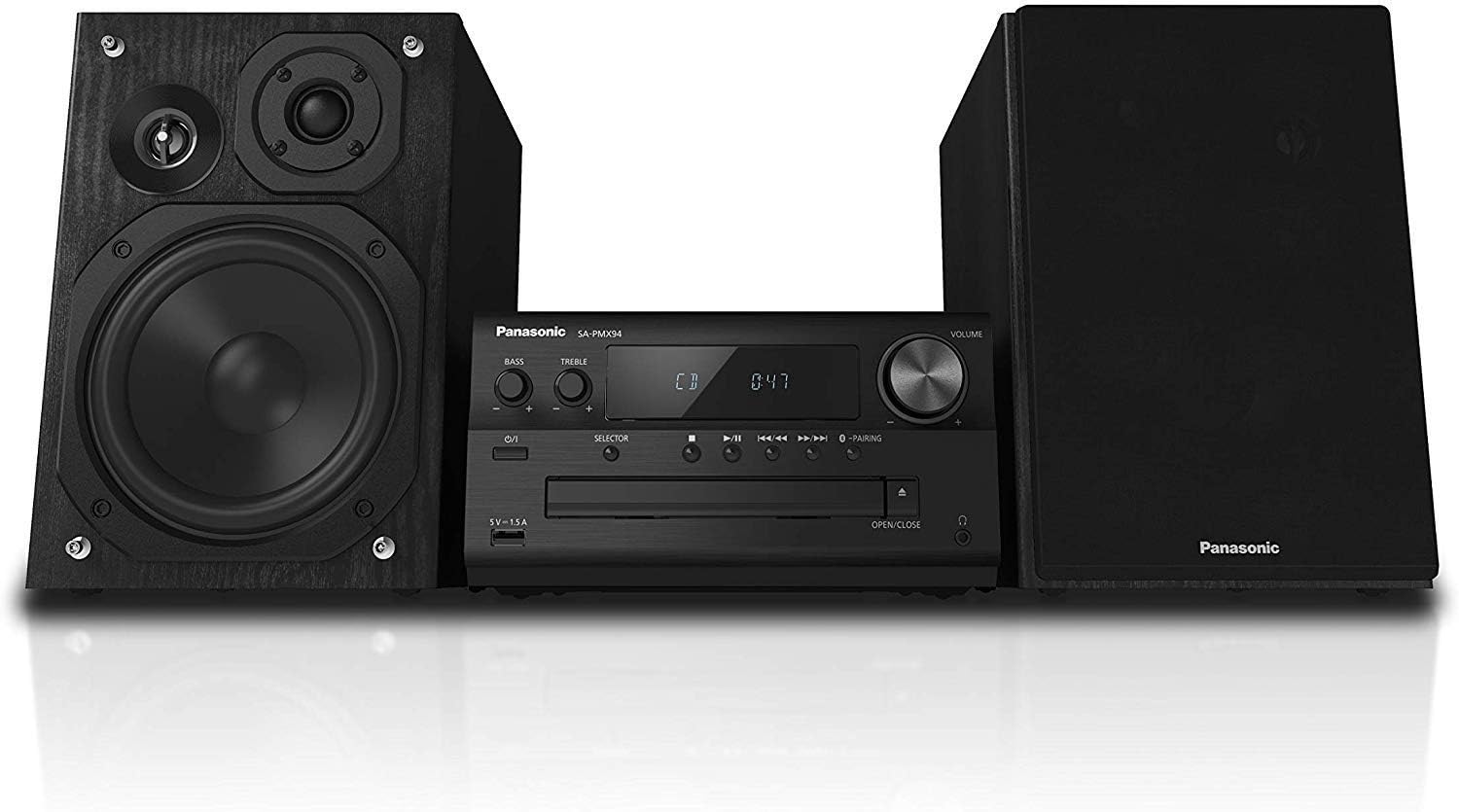 Panasonic SC-PMX94EG-K, Stéréo, Noir