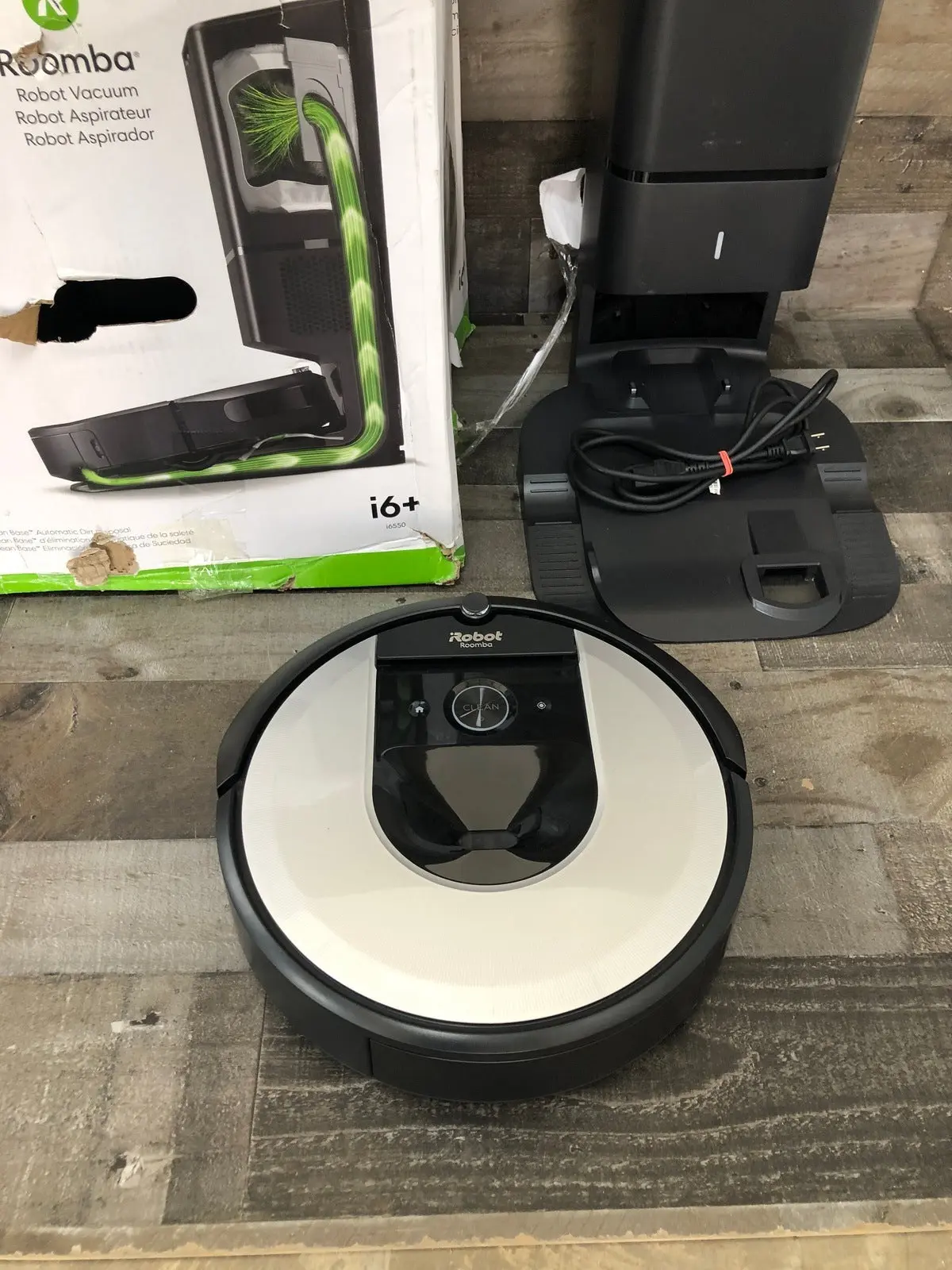 iRobot Roomba i6+ (6550) Robot Vacuum with Automatic Dirt Disposal-Empties Itself for up to 60 Days, Wi-Fi Connected, Works with Alexa, Carpets, Smart Mapping Upgrade - Clean & Schedule by Room