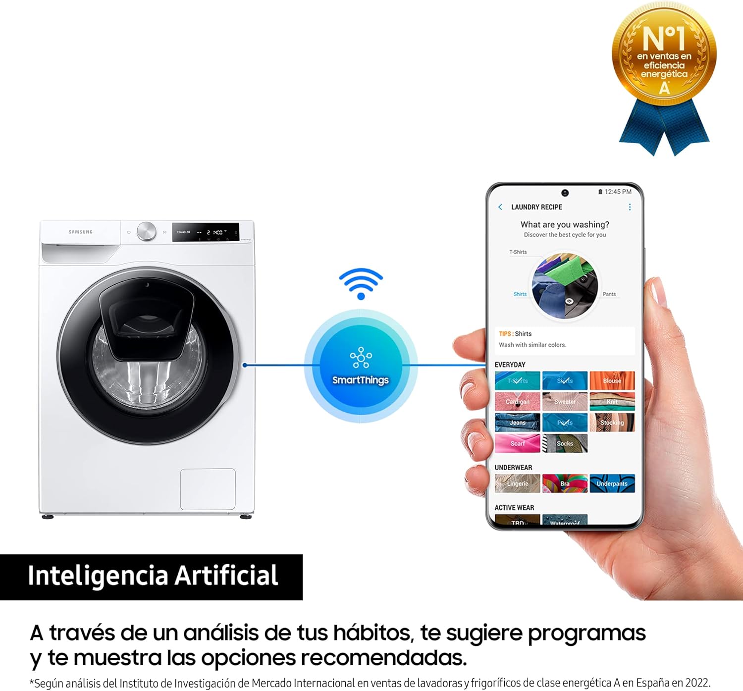 Machine à laver Samsung WW90T936DSH 9 kg