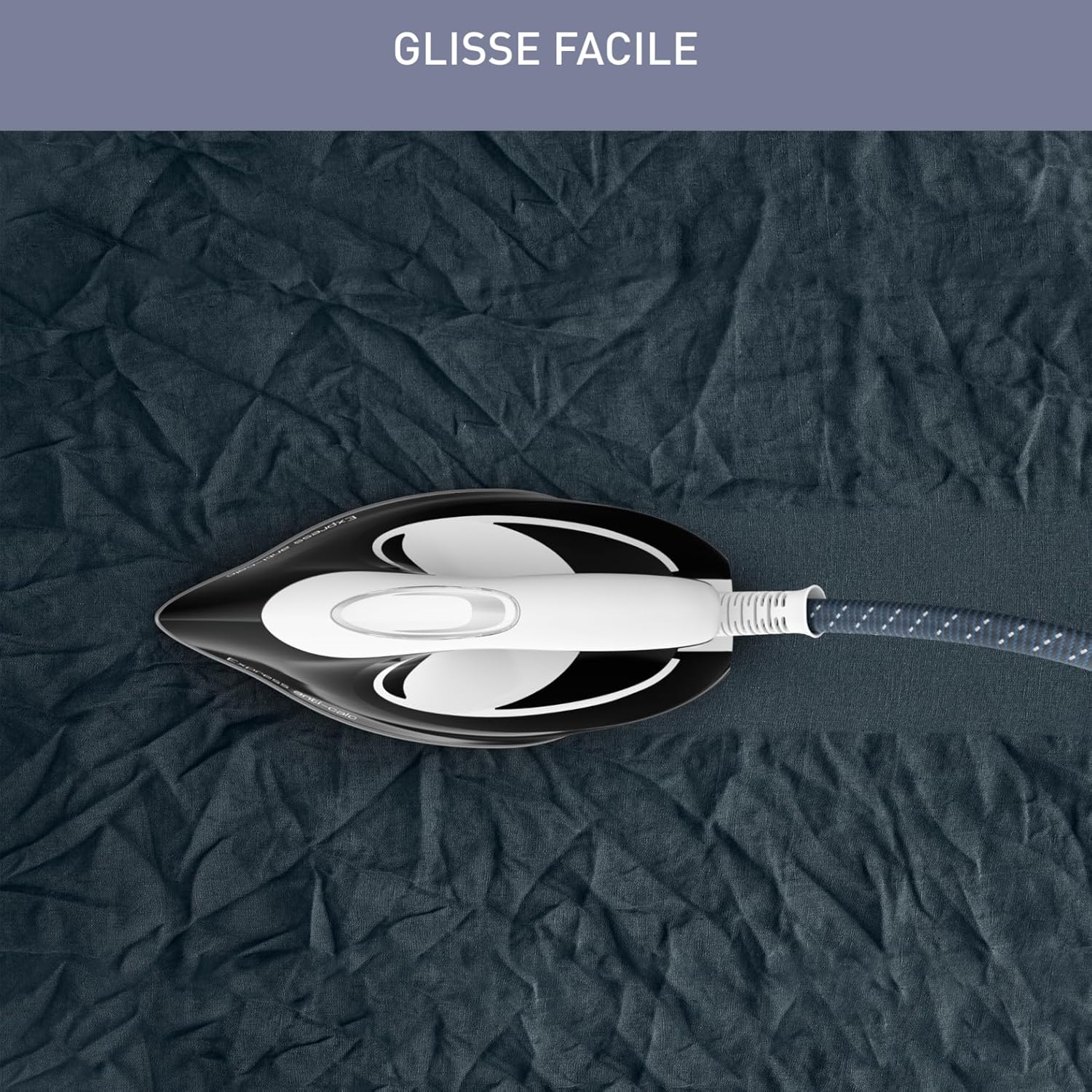 Calor Centrale Vapeur Express Anti-calc, Fonction Pressing 450 g/min, Collecteur de Calcaire Exclusif, Technologie Sans Réglages SV8055C0