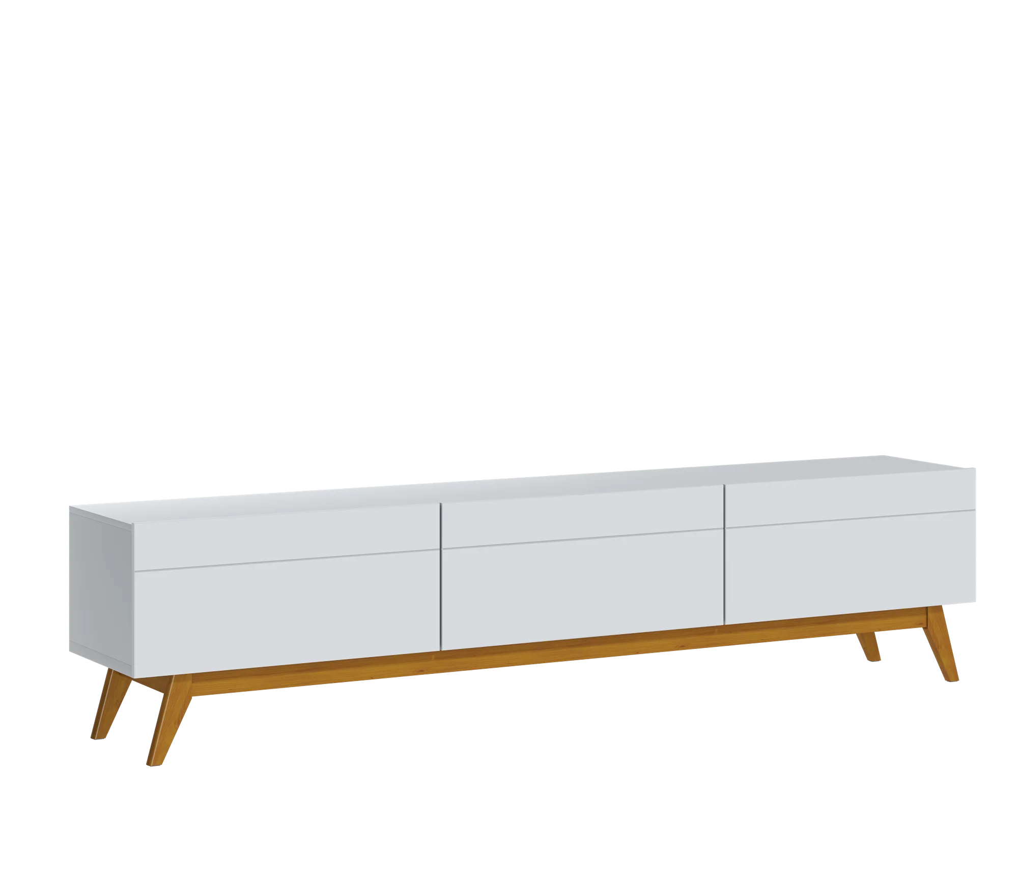 MEUBLE TV CLASSIC 3G 2.2 BRANCO ACETINADO 1069