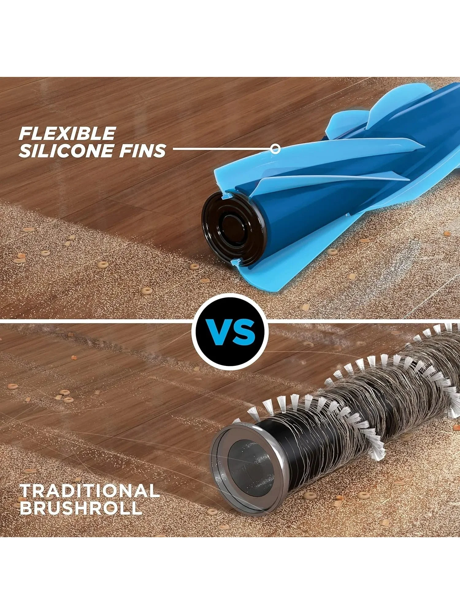 Shark IZ363HT Anti-Allergen Pet Power Cordless Stick Vacuum Self-Cleaning Brushroll, PowerFins, Removable Handheld, Crevice Tool, Dusting Brush, 50min Runtime, Blue