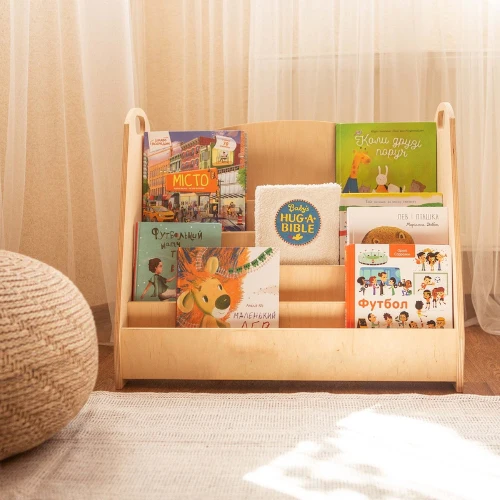 Bibliothèque enfant - Rangement livres chambre enfant Montessori 1-5 ans