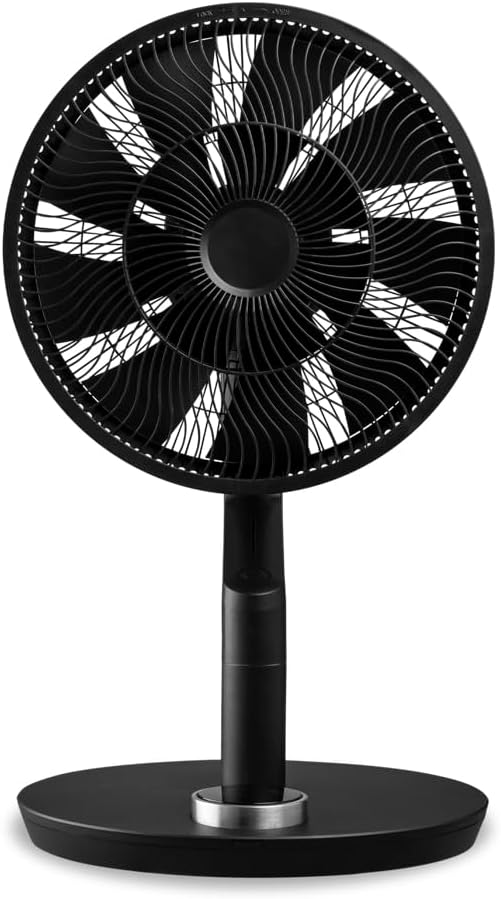 Duux whisper Flex Ultimate Blanc - Ventilateur sur pied - Ventilateur silencieux sur pied avec mode nuit et minuterie - Contrôle télécommande et smartphone - Batterie incluse