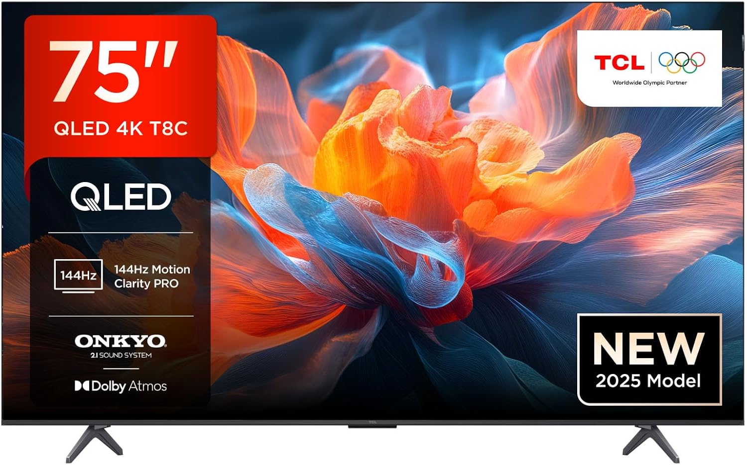 TCL TV QLED 4K 139 cm 55T8B - QLED Pro - 144Hz - Google TV