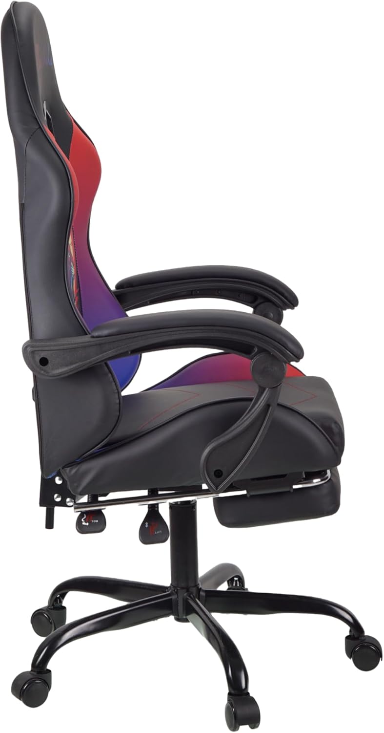 play haha. Chaise de Jeu Chaise de Bureau Chaise pivotante Chaise d'ordinateur Chaise de Travail Chaise de Bureau Chaise Ergonomique Chaise de Course Chaise en Cuir (avec Repose-Pieds)