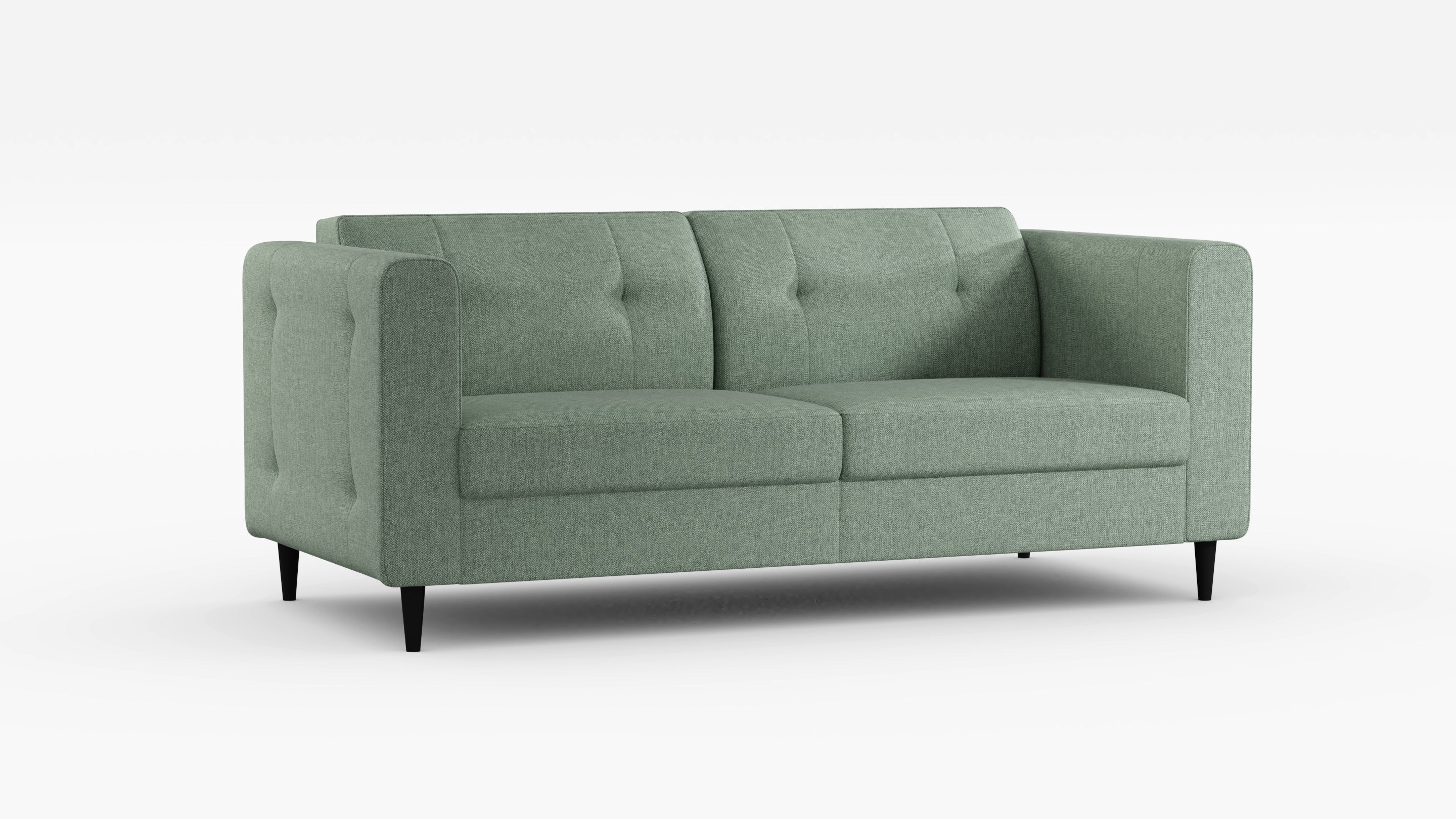 CANAPE BOSTON II  CF3 tissu Malmo aqua - A64253