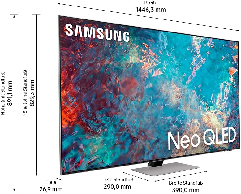 SAMSUNG GQ-65QN85A 65 Neo QLED 4K QN85A 165,1 cm (65) 4K Ultra HD Smart TV WiFi Negro