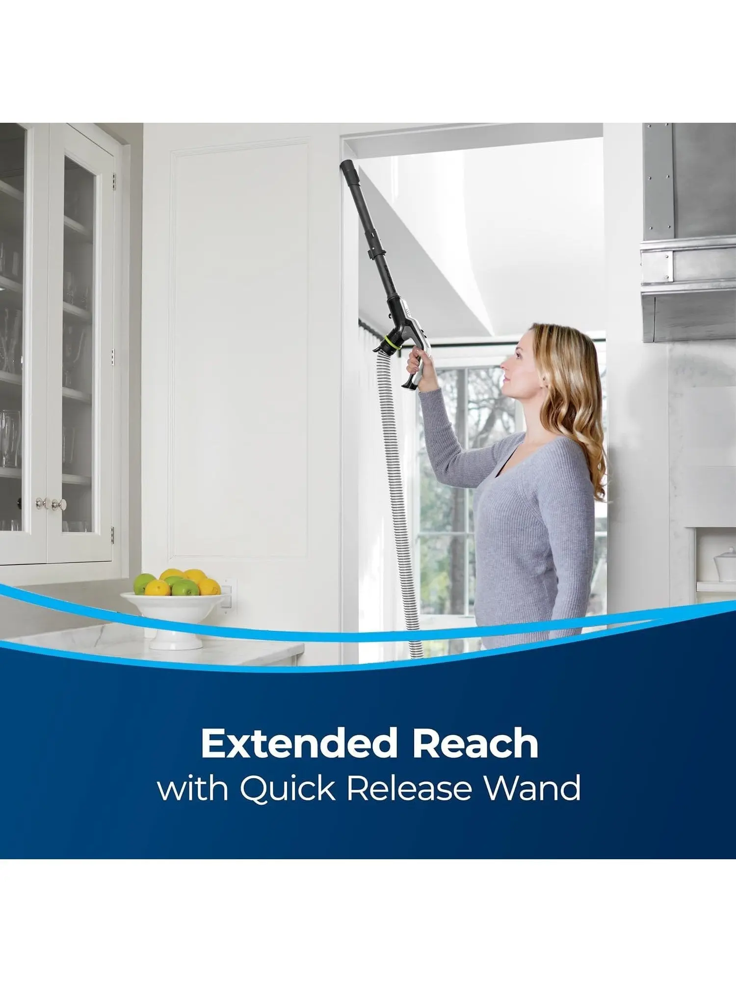 BISSELL Pet Hair Eraser Turbo Plus Lightweight Upright Vacuum Cleaner, Grapevine Purple With Electric Green Accents