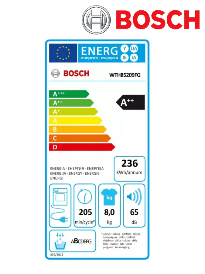 Bosch WTH85209FG