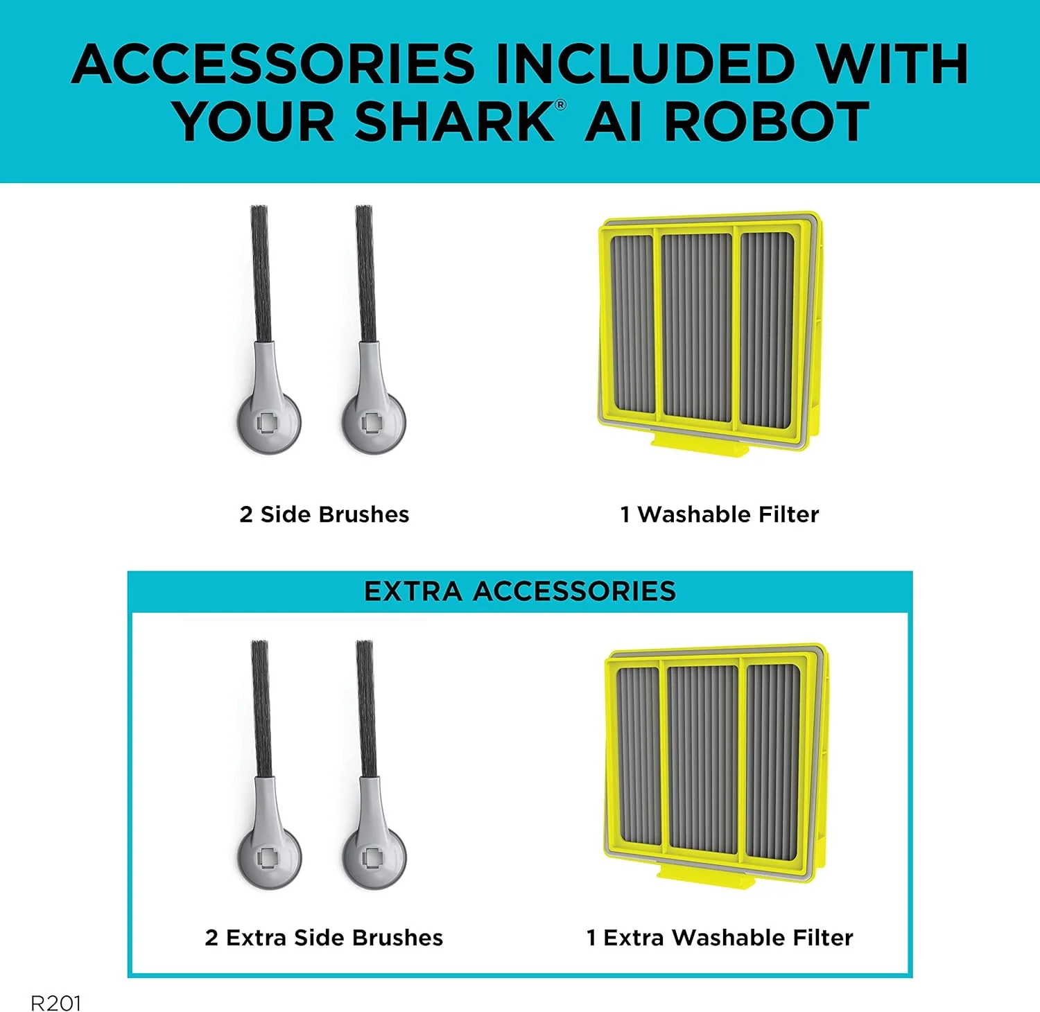 Shark AI Robot Vacuum, Smart Mapping|Scheduling|Pet Hair Pick Up|Logical Navigation, Black/Silver (RV2001), Carpet