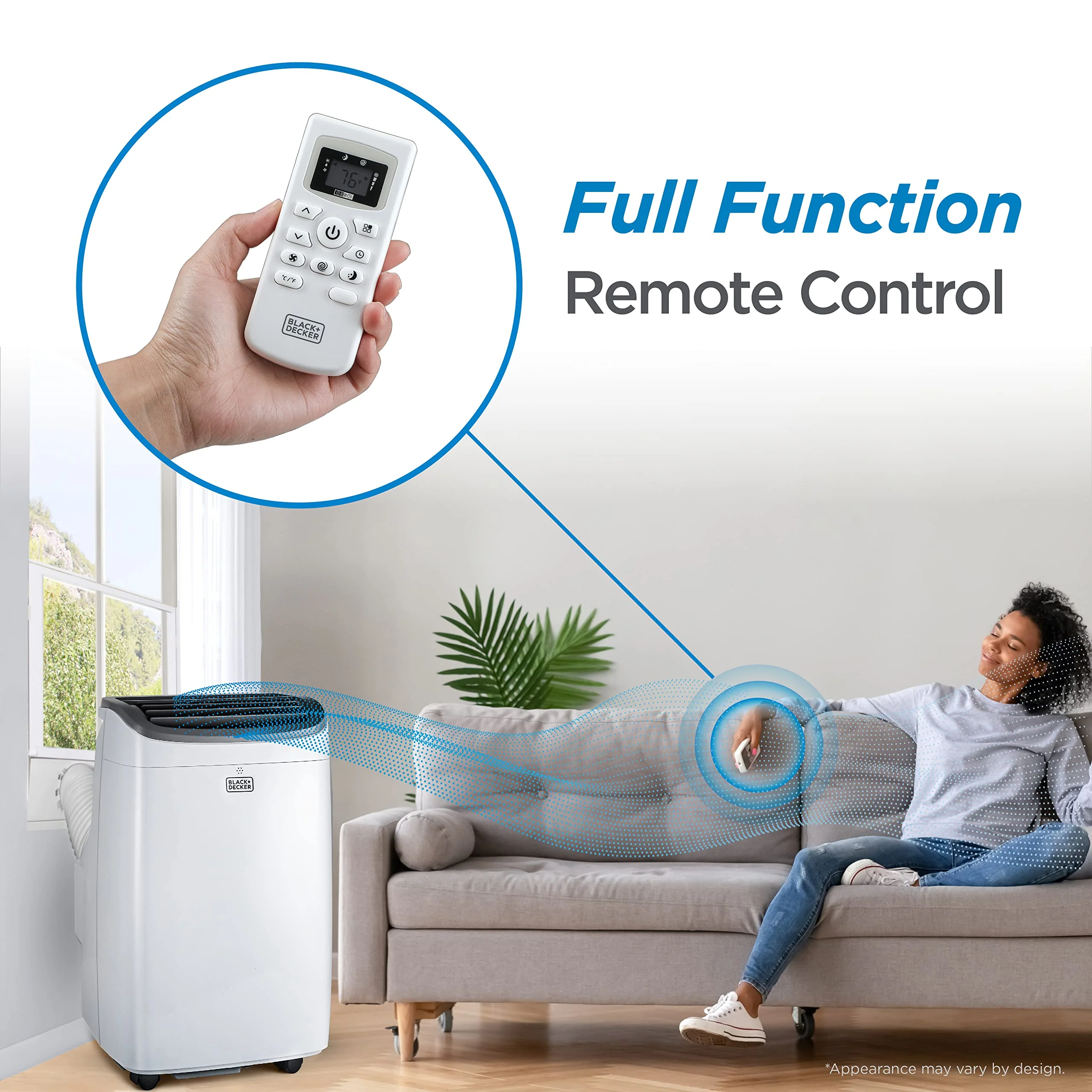 BLACK+DECKER 8,000 BTU Portable Air Conditioner up to 350 Sq.Ft