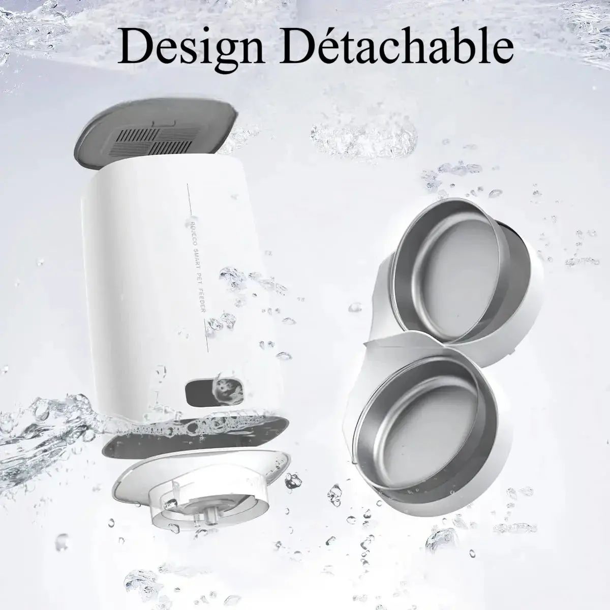 Distributeur automatique croquettes chat