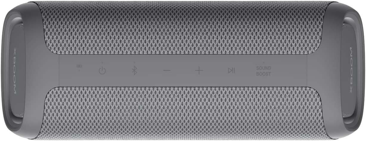 LG, Enceinte Bluetooth puissante, Portable, Enceinte Bluetooth Lumineuse, XBOOM 360°, Éclairage Personnalisable, Jusqu'à 24h d'autonomie, Enceinte Bluetooth Design, DXO2T