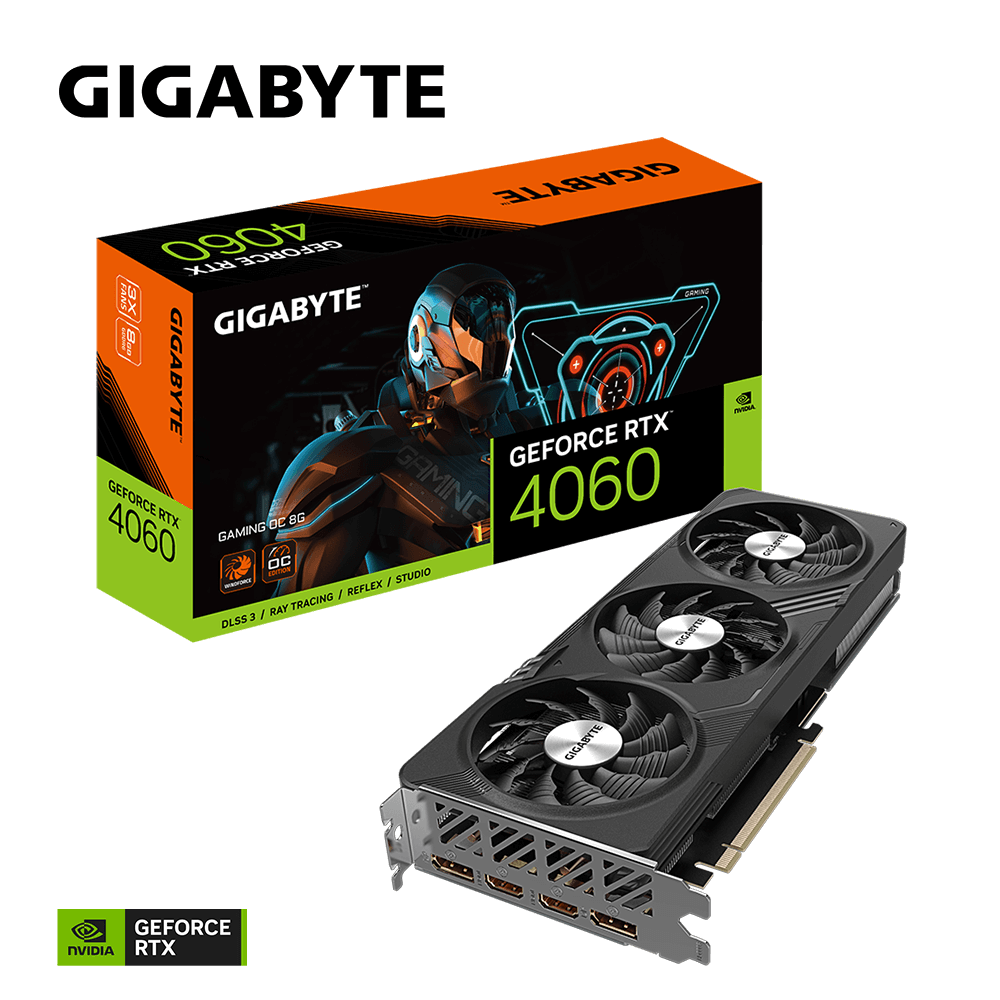 Gigabyte GeForce® RTX 4060 Gaming OC 8G