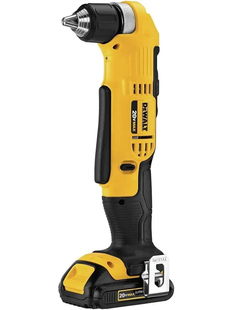 DEWALT 20V MAX Right Angle Cordless Drill/Driver Kit (DCD740C1)