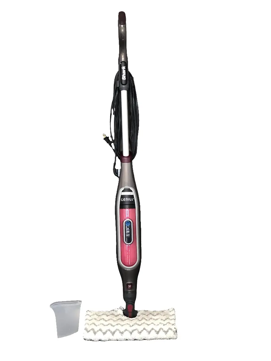 Shark S5003D Genius Hard Floor Cleaning System Pocket Steam Mop, Burgundy/Gray