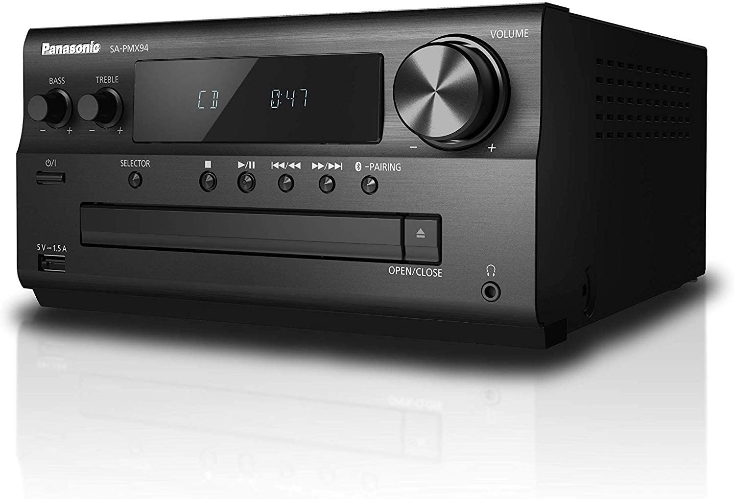 Panasonic SC-PMX94EG-K, Stéréo, Noir