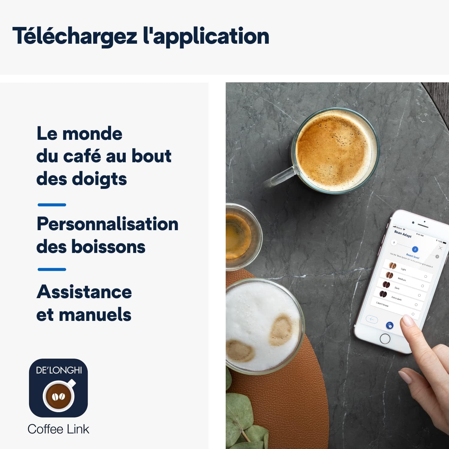 De'Longhi Dinamica Plus ECAM 370.70.B, Machine Expresso avec Broyeur, Système LatteCrema, Technologie Smart One Touch, Ecran Tactile Complet, Fonction My, 1.8l, Noir