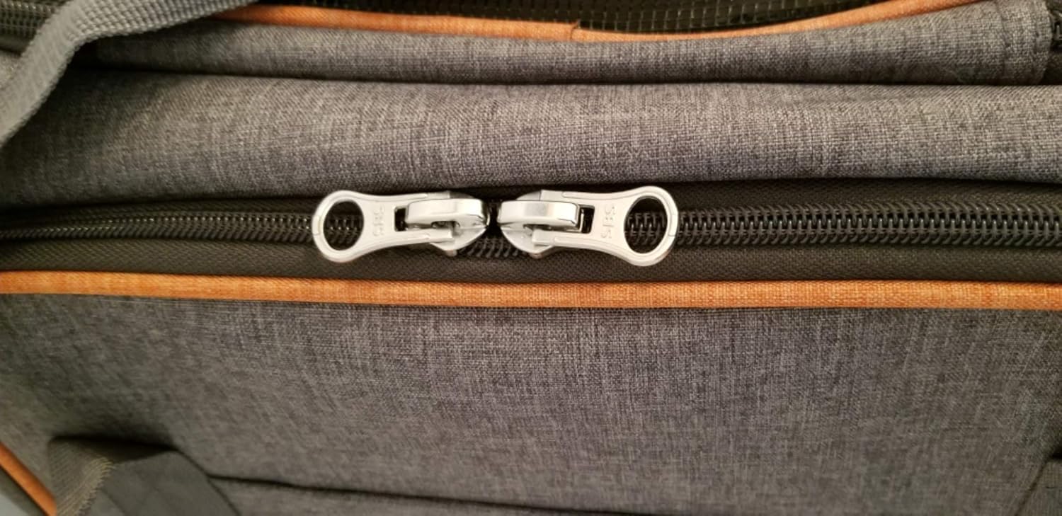 Mr. Peanut's Diamond Series Sac de Transport Double Extensible pour Animaux de Compagnie avec Fermeture éclair autobloquante de qualité supérieure, literie en Fausse Polaire