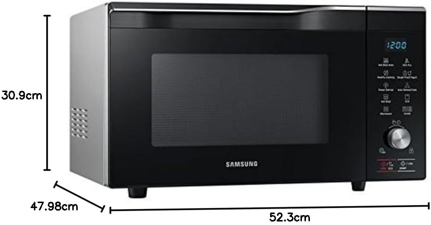Samsung MC32K7055CT Micro-Ondes combiné, 32 litres, inox, argenté
