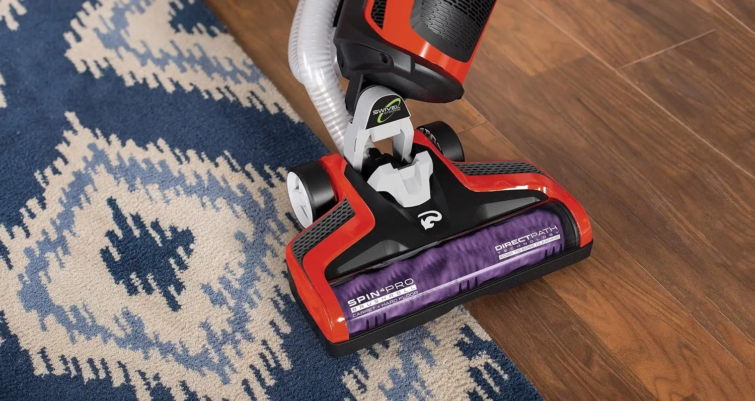 Dirt Devil Razor Pet Vacuum Cleaner with Swivel Steering, 120 Volts, UD70355B, Red