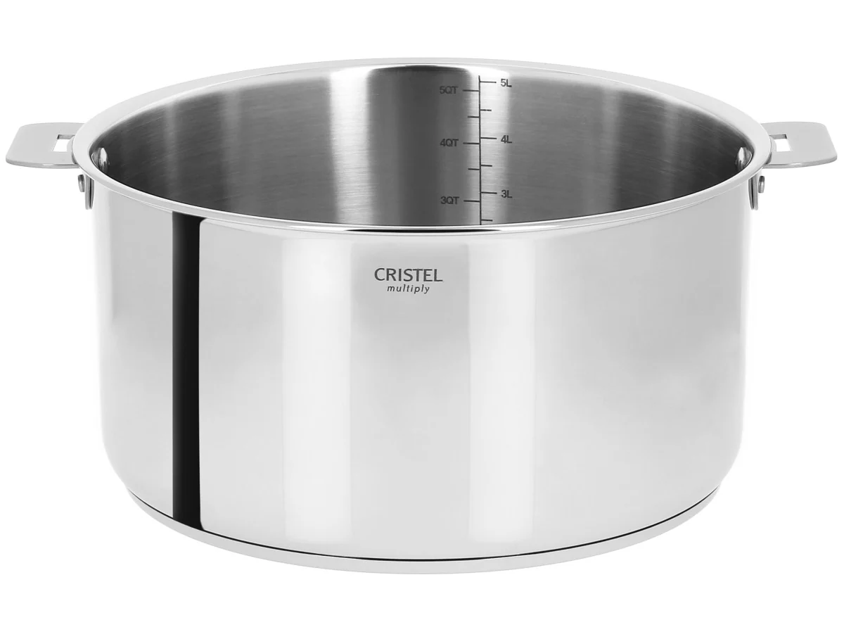 Faitout inox Casteline amovible 26cm Cristel