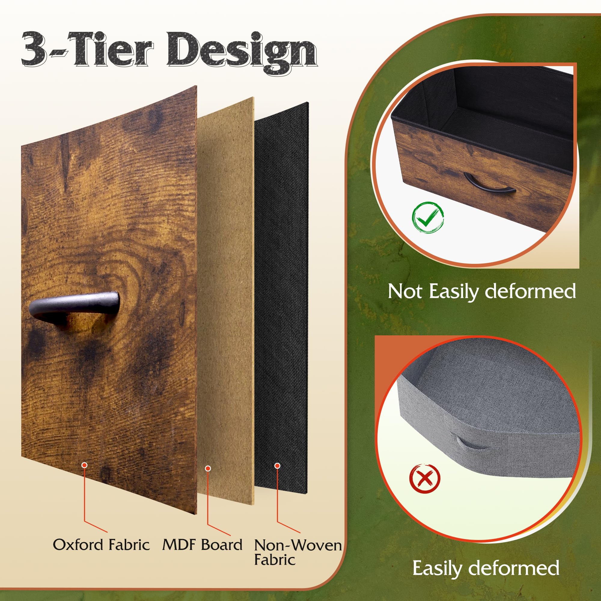 WLIVE Tall Dresser for Bedroom with 12 Drawers