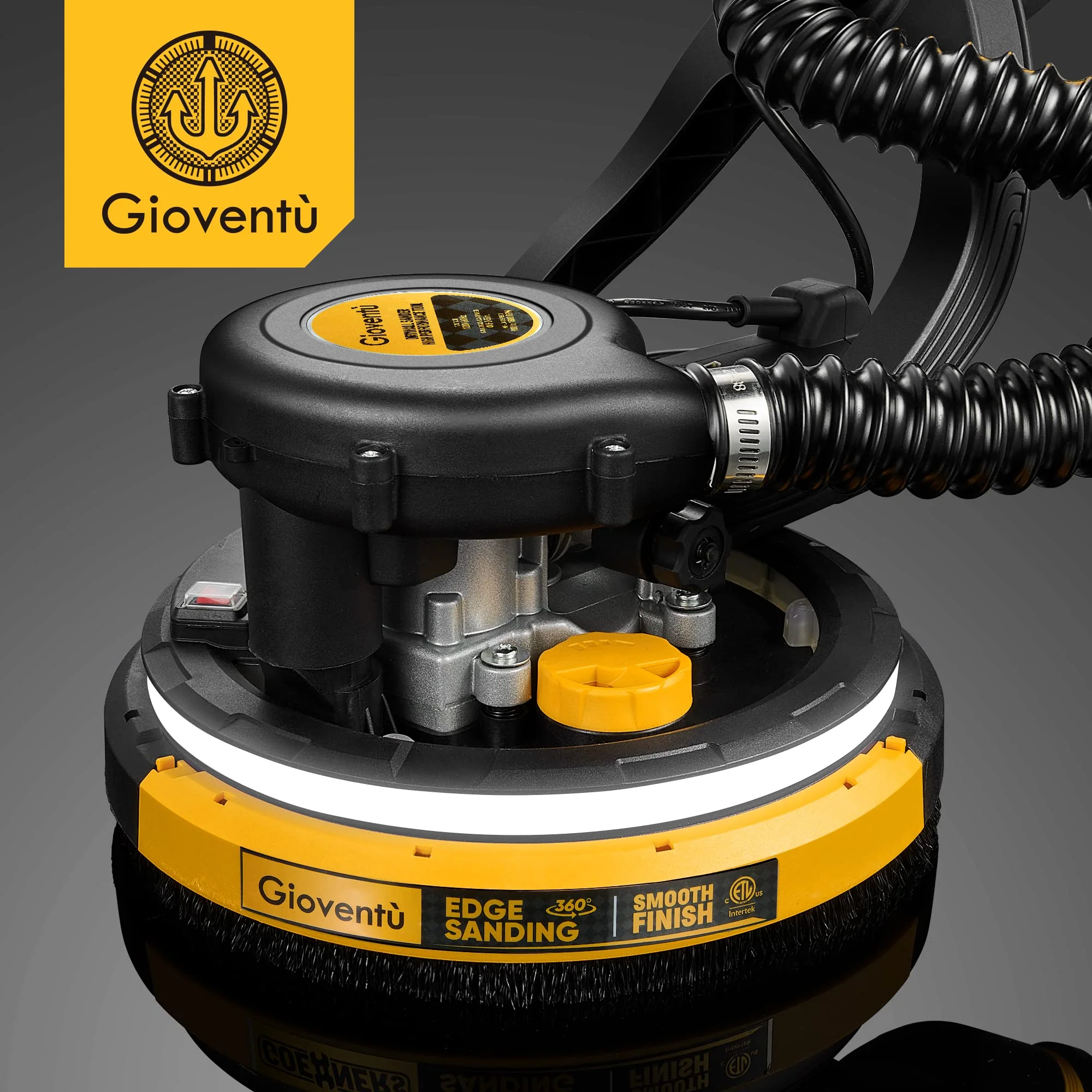 Gioventù Electric Drywall Sander with Vacuum for Popcorn Ceiling