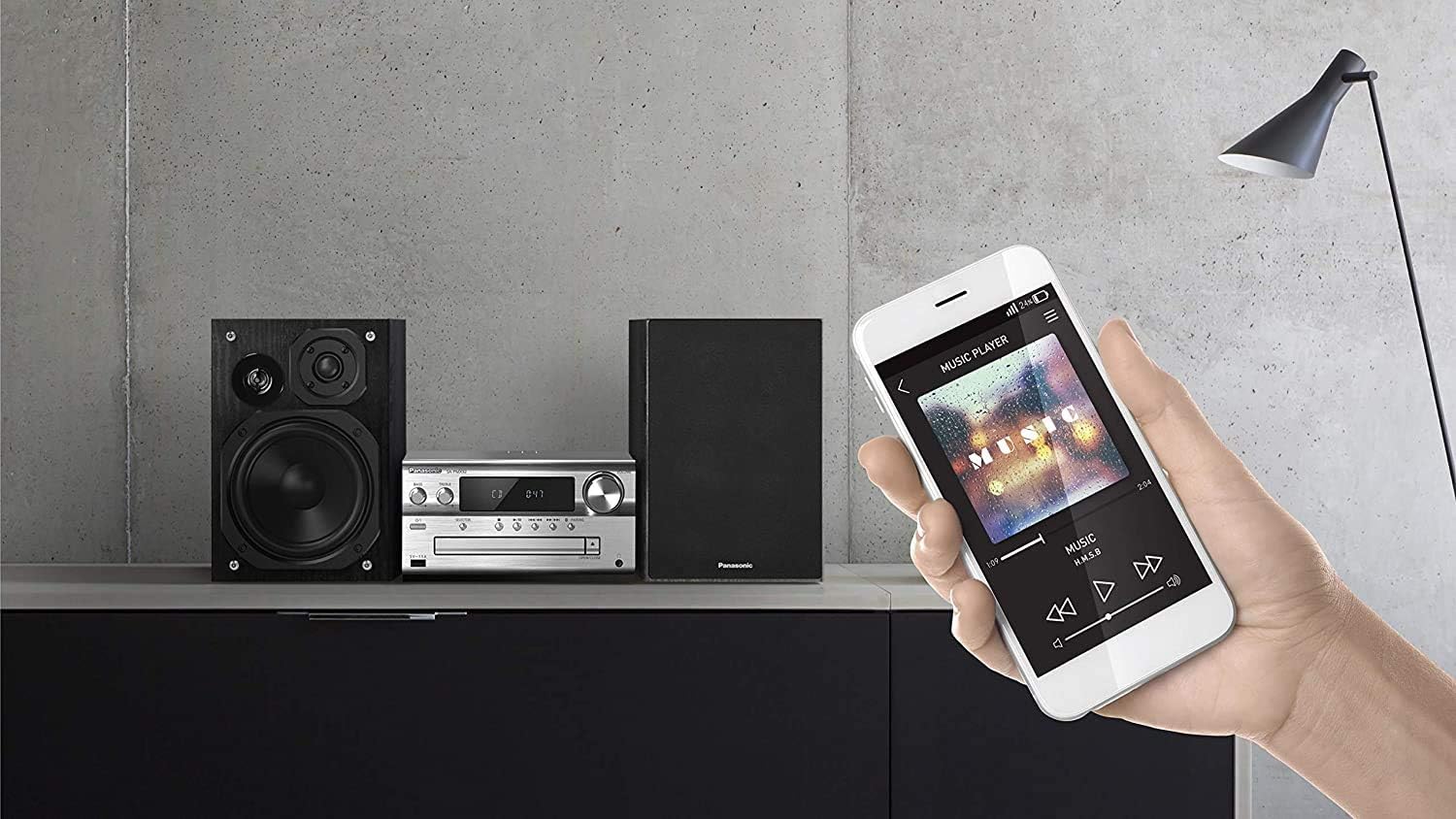 Panasonic SC-PMX94EG-K, Stéréo, Noir