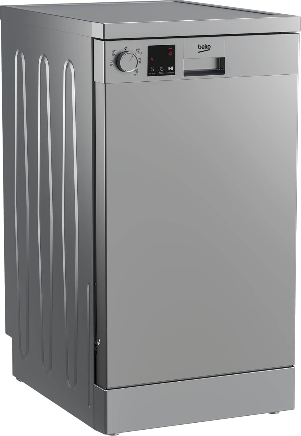 Beko DVS05024S lave-vaisselle Autoportante 10 couverts Argent