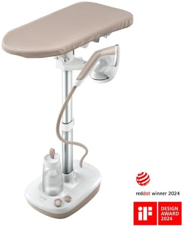 Philips Série 8500 Solution de repassage Tout-en-Un-Planche multi-angle, Technologie anti-brûlure, Socle amovible, Double technologie de chauffage, Élimine 99,9% des bactéries et acariens*(AIS8530/20)