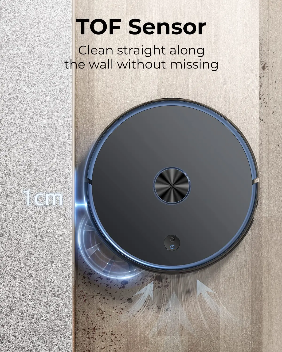 Robot Vacuum and Mop Combo, Laresar L6 Pro Robotic Vacuum Cleaner with Auto Dirt Disposal, App Control, Works with Alexa, Lidar Navigation Smart Mapping, Max 3000pa Suction for Pet Hair/Floors/Carpets