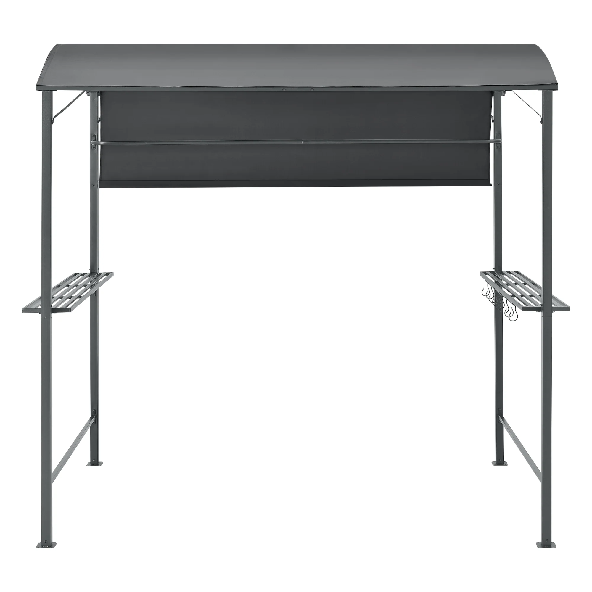Tonnelle pavillon de barbecue 215 x 220 x 140 cm anthracite gris foncé 03_0008739