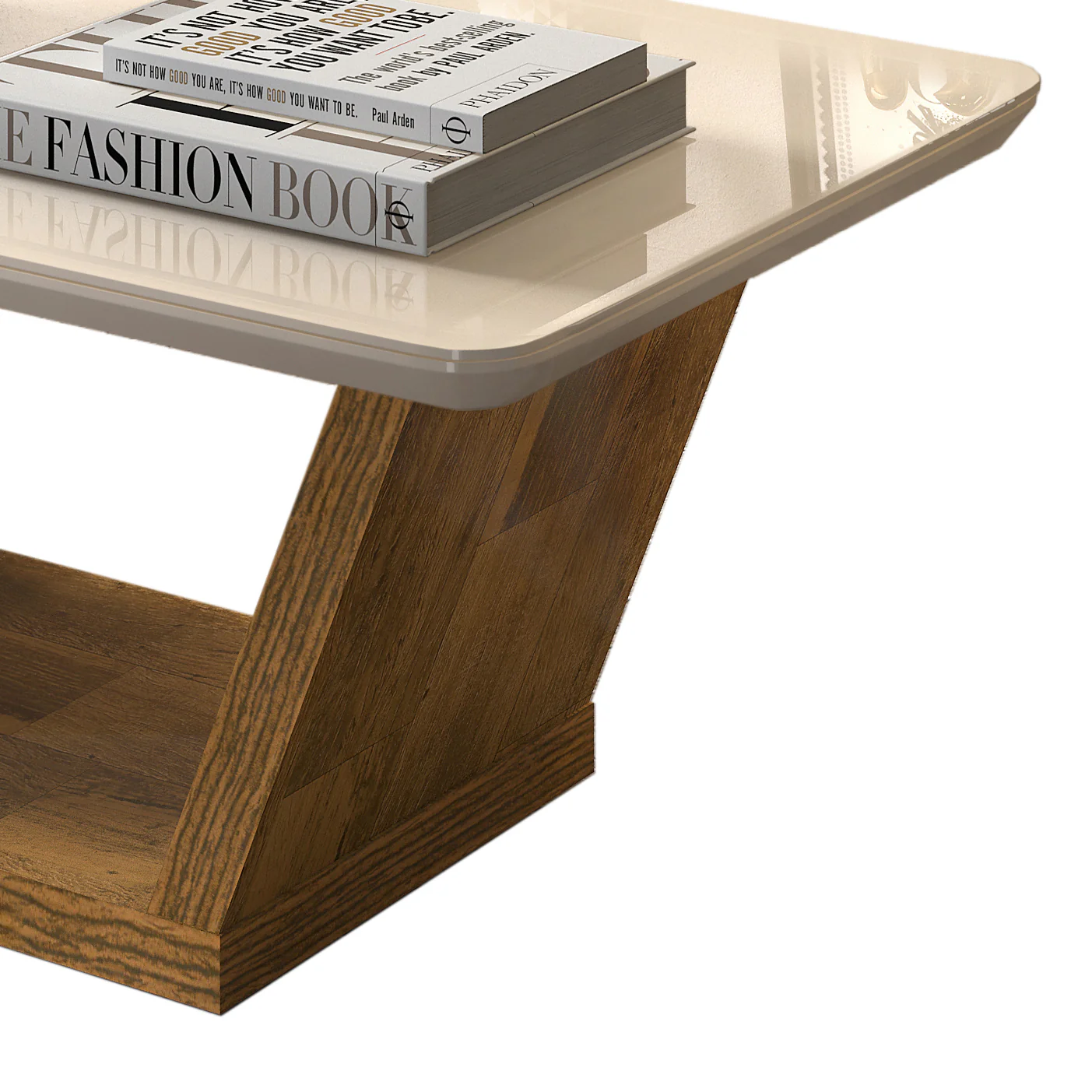 TABLE CENTRALE DJ FRATELLO RUSTICO MALBEC/OFF WHITE * 19 825.146