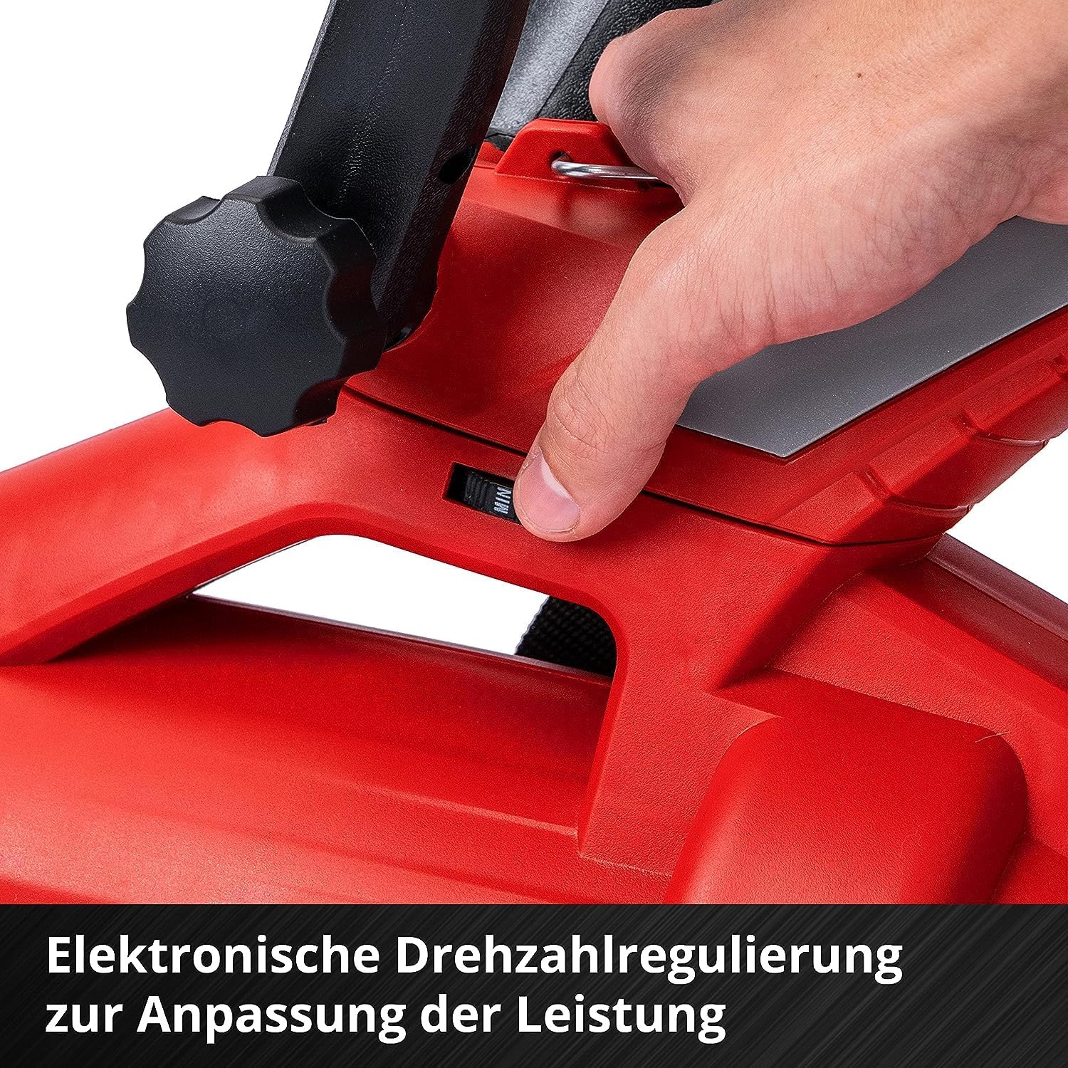 Einhell Akku-Laubsauger Laubblser GE-CL 36 Li E-Solo Power X-Change (Lithium-Ionen, 2 x 18 V, 210 km/h Luftgeschwindigkeit, bürstenloser Motor, 45 l-Fangsack, Tragegurt, ohne und Ladegert)