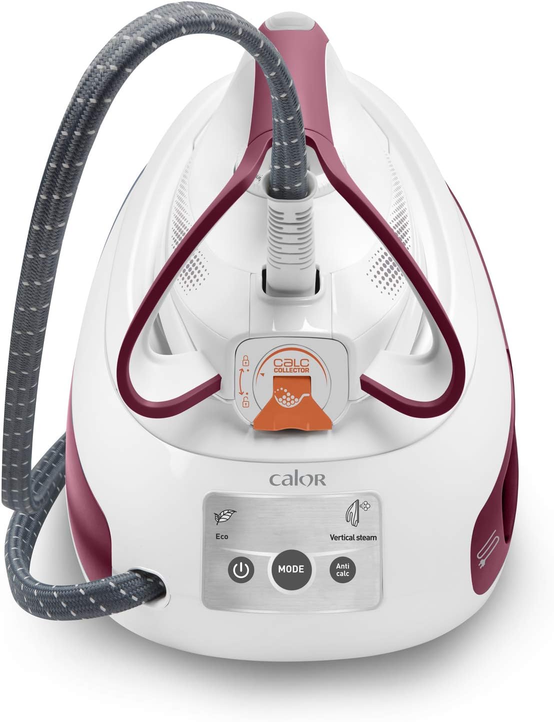 Calor Centrale Vapeur Express Anti-calc, Fonction Pressing 450 g/min, Collecteur de Calcaire Exclusif, Technologie Sans Réglages SV8055C0